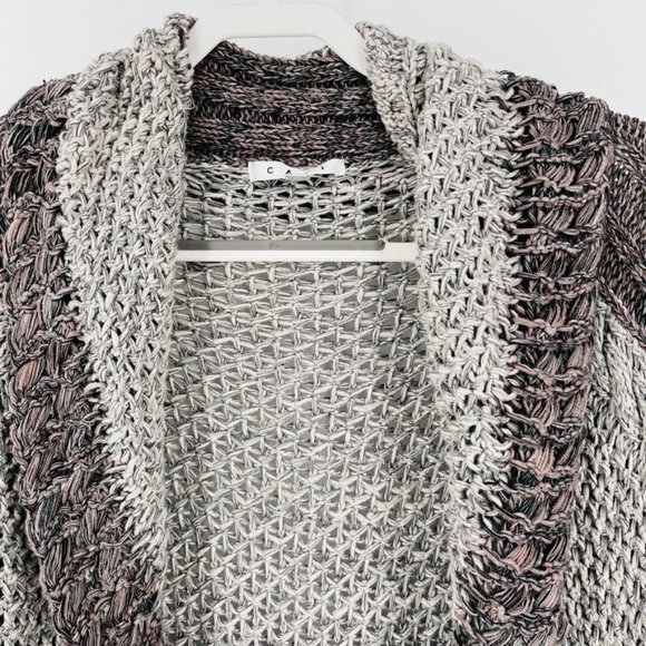 CAbi Gray Open Front Circle Cardigan - Picture 5 of 13